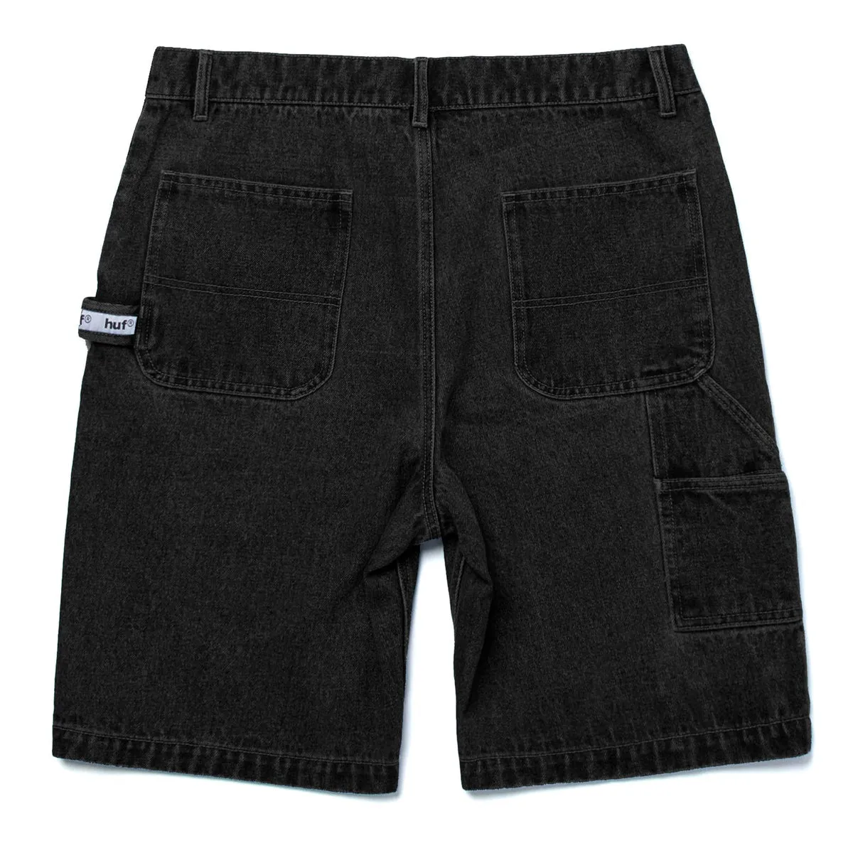 HUF WORKMAN SHORTS BLACK DENIM