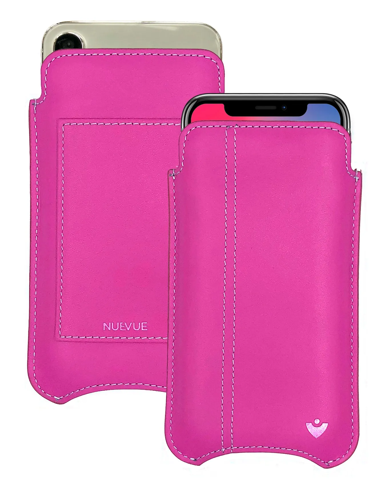 iPhone 11 Pro | iPhone X/Xs Wallet Case Screen Cleaning Sanitizing - Genuine USA Cowhide Leather