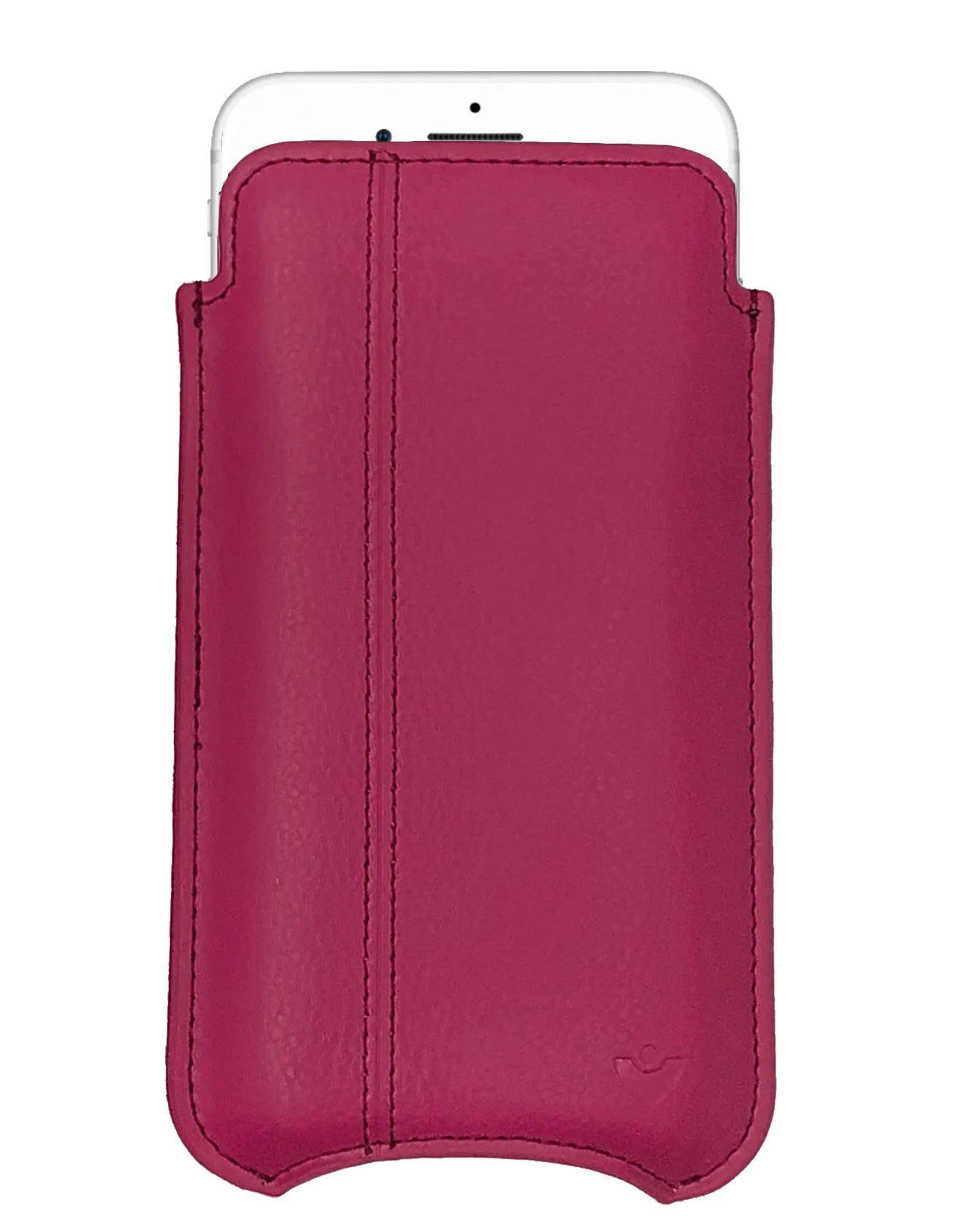 iPhone 6/6s Plus Wallet Case in Red Leather | Screen Cleaning Sanitizing Lining.