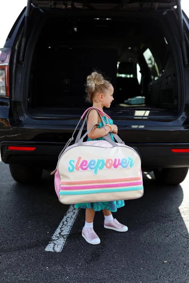 Jadelynn Brooke - Duffle Bag - Sleepover (Cream Stripe)