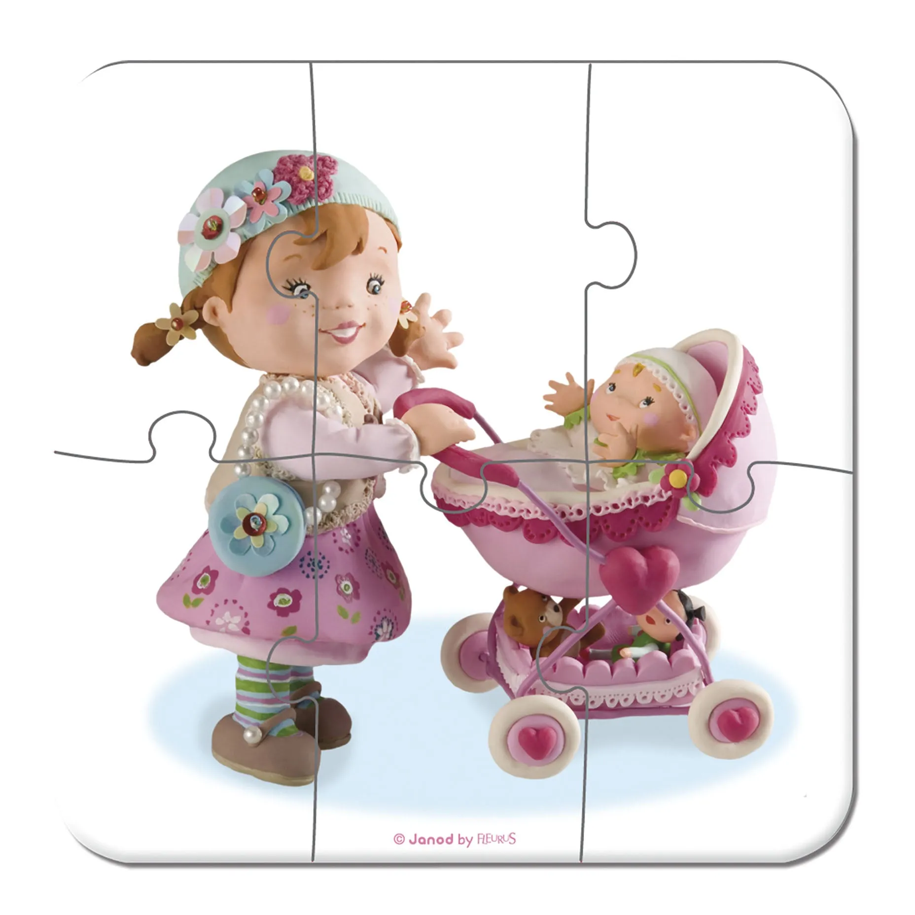 Janod Puzzles - Lilou Plays with Dolls