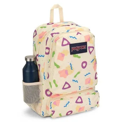 JanSport Doubleton 17" Backpack - Memphis Mood Neon