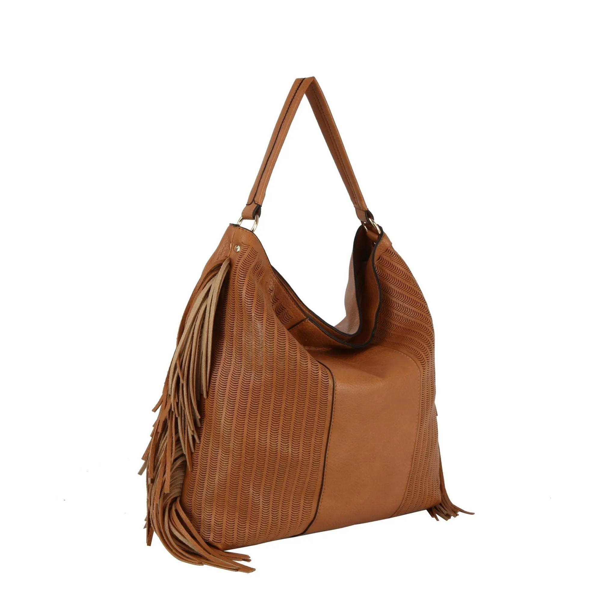 JY0466 Janice Fringe Hobo Bag