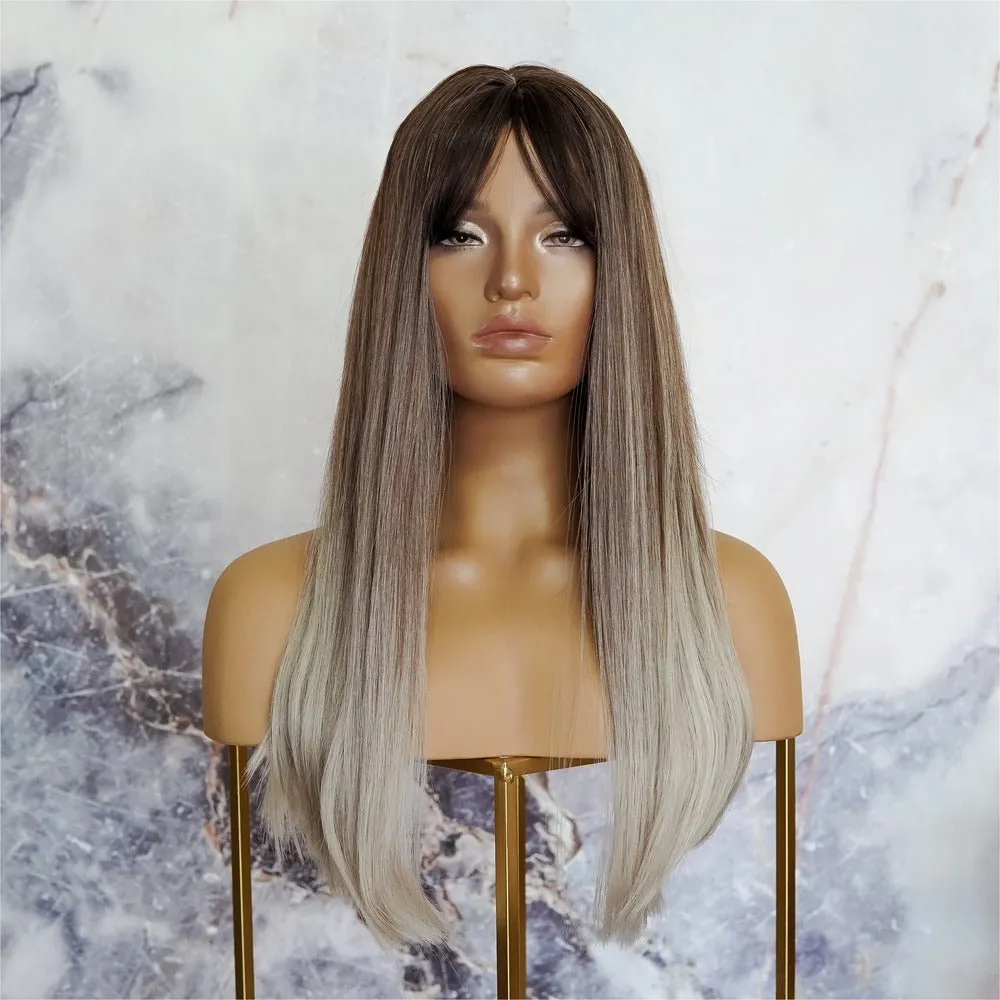 KENDAL Brown Ombre Fringe Wig