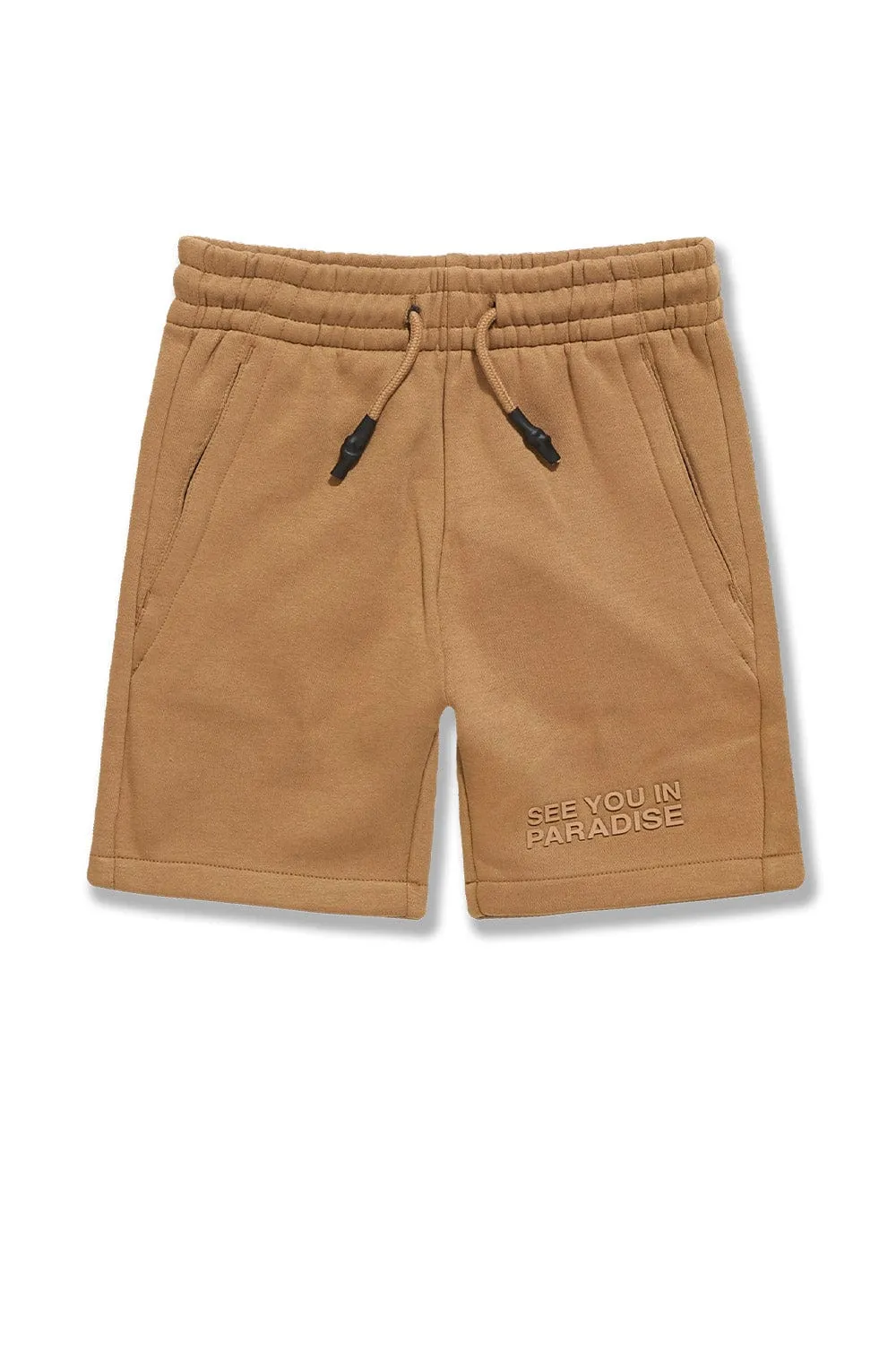 Kids Paradise Tonal Shorts (Mocha)