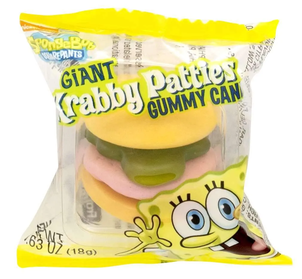 Krabby Patties Gummy Candy