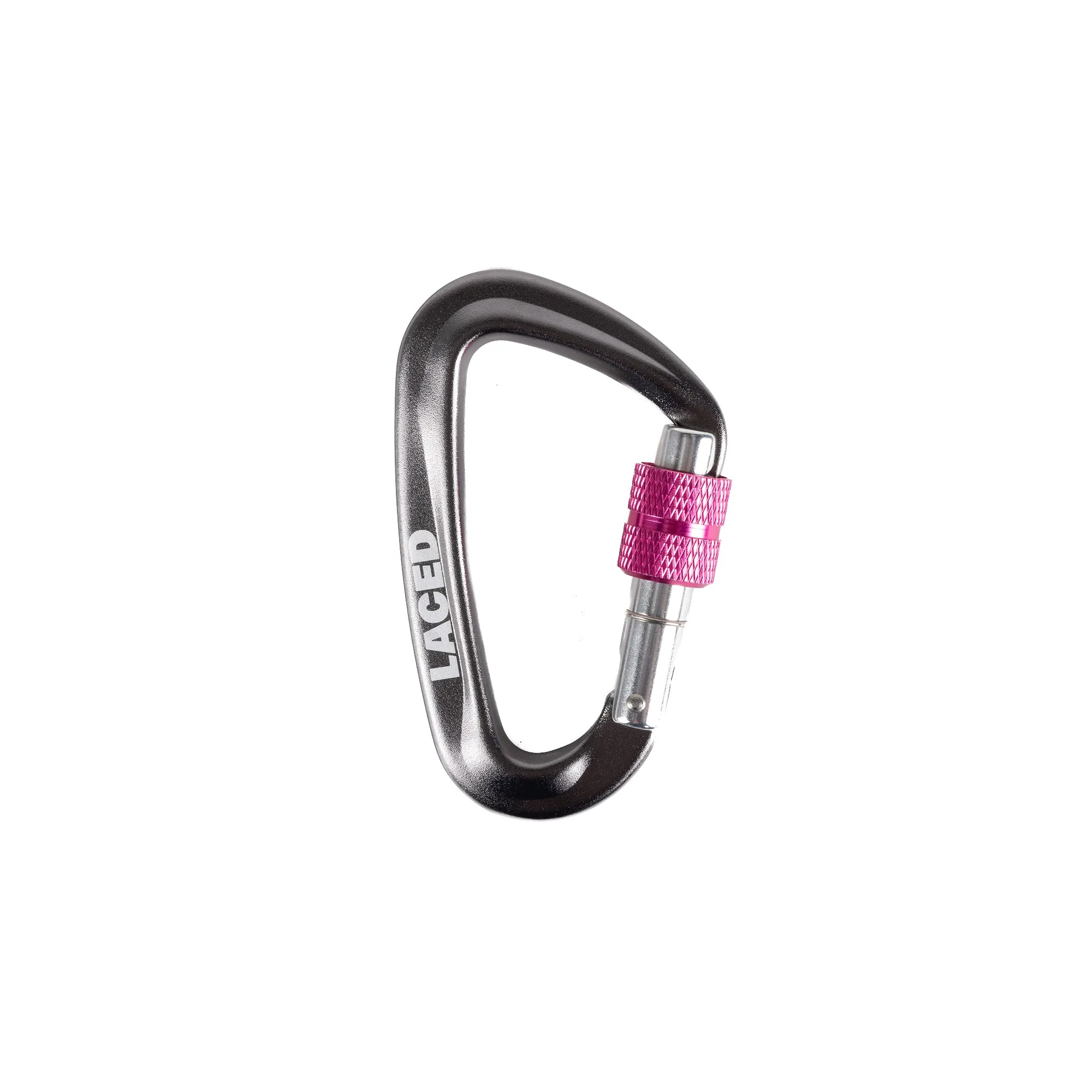 Laced "Keep It Together" Lockable Carabiner Concrete Rose