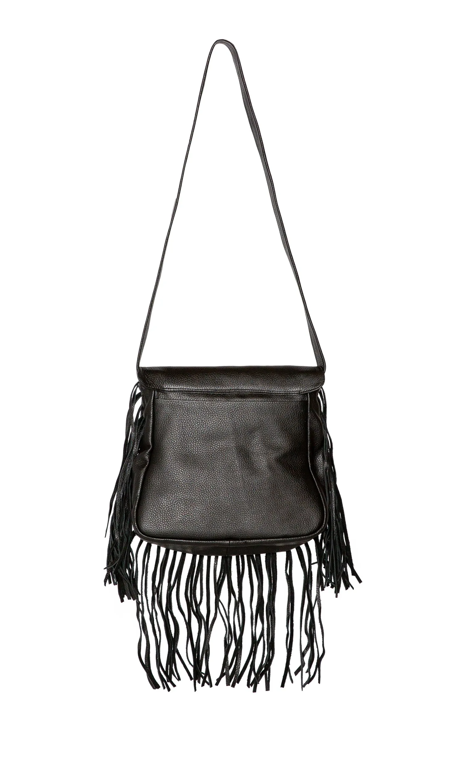 Laggo Maurice Flap over Saddle Bag with Fringe