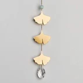 Leaf Amazonite Suncatcher