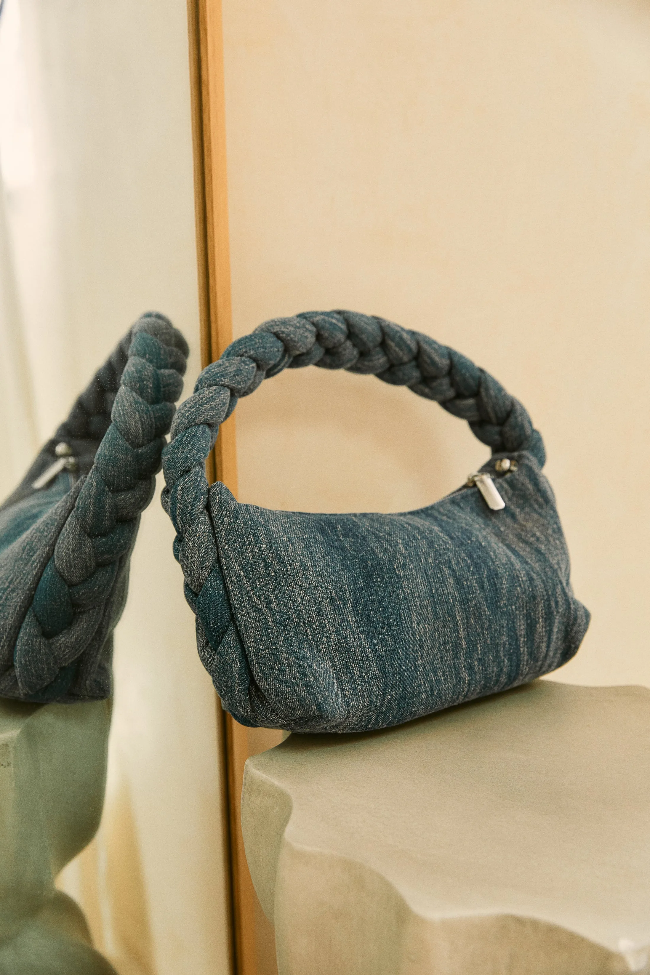 Lenira Shoulder Bag - Blue Denim