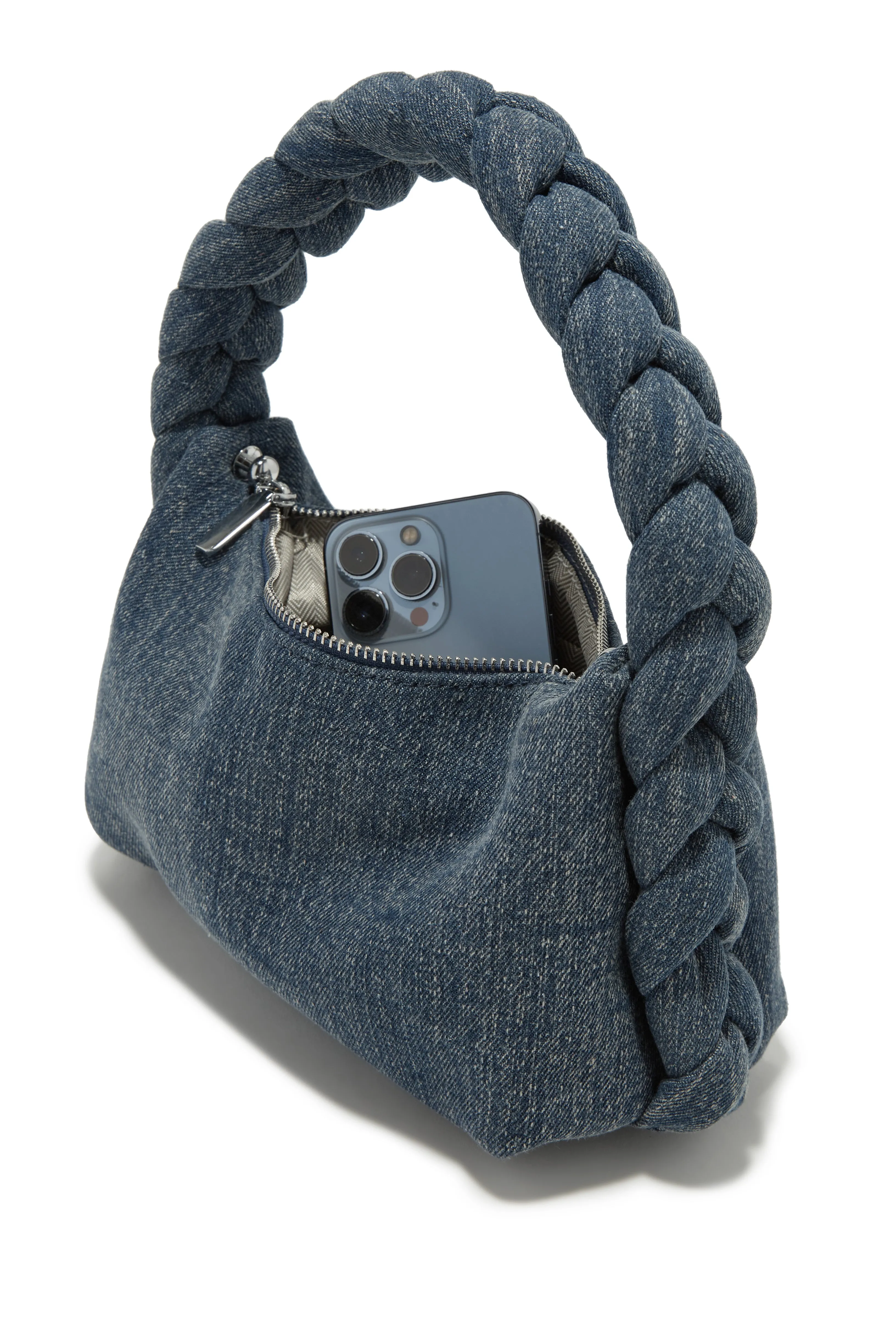 Lenira Shoulder Bag - Blue Denim