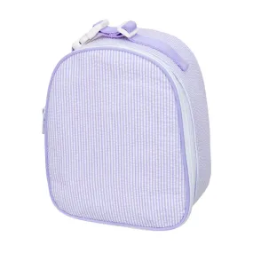 Lilac Seersucker Gumdrop Lunch Box