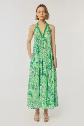 Long Dress Nava - Green Jengel