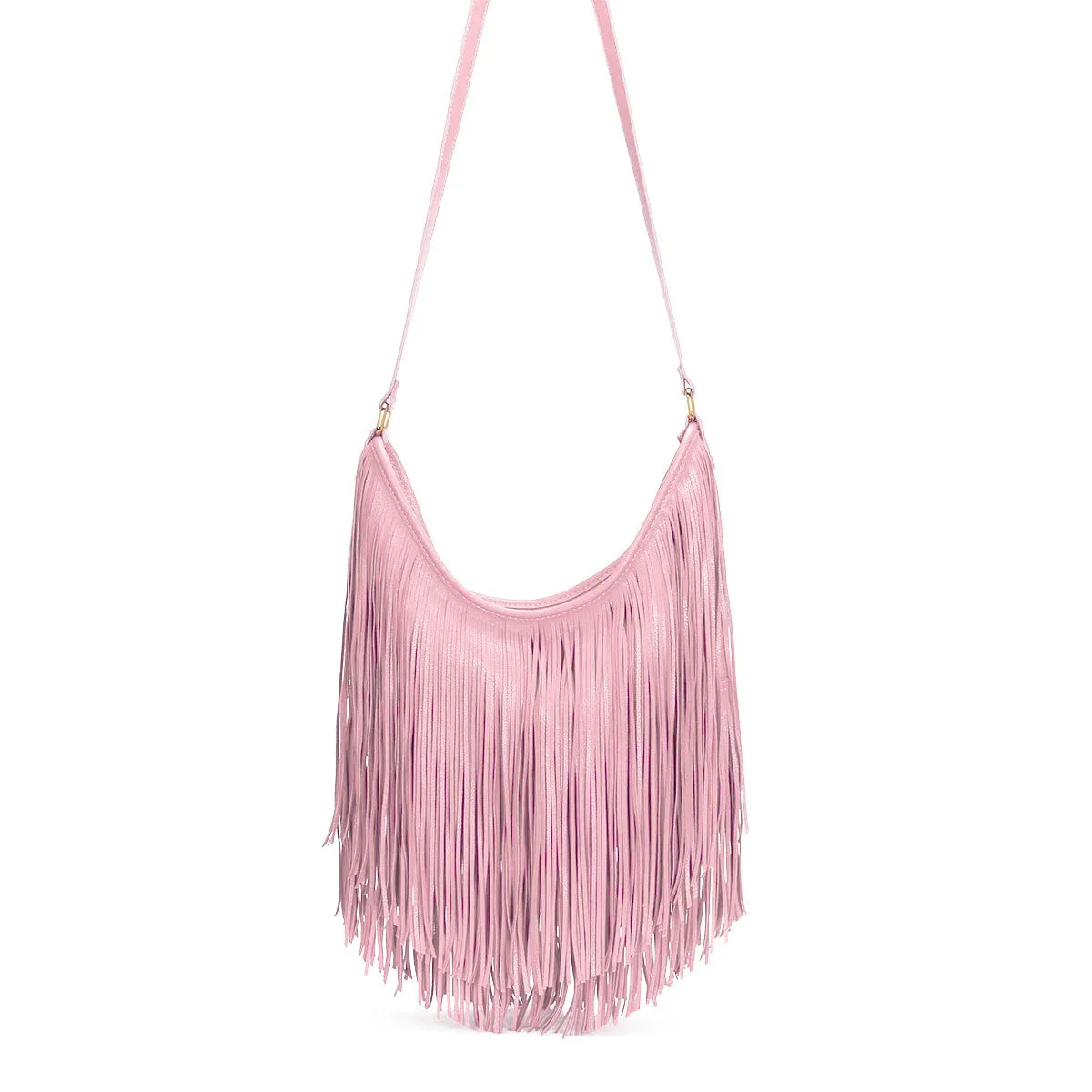 LYDC Crossbody Colourful Fringe Bag