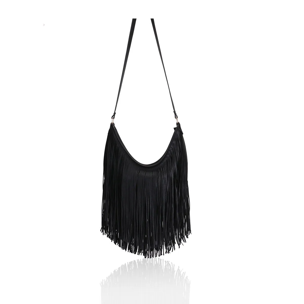 LYDC Crossbody Colourful Fringe Bag