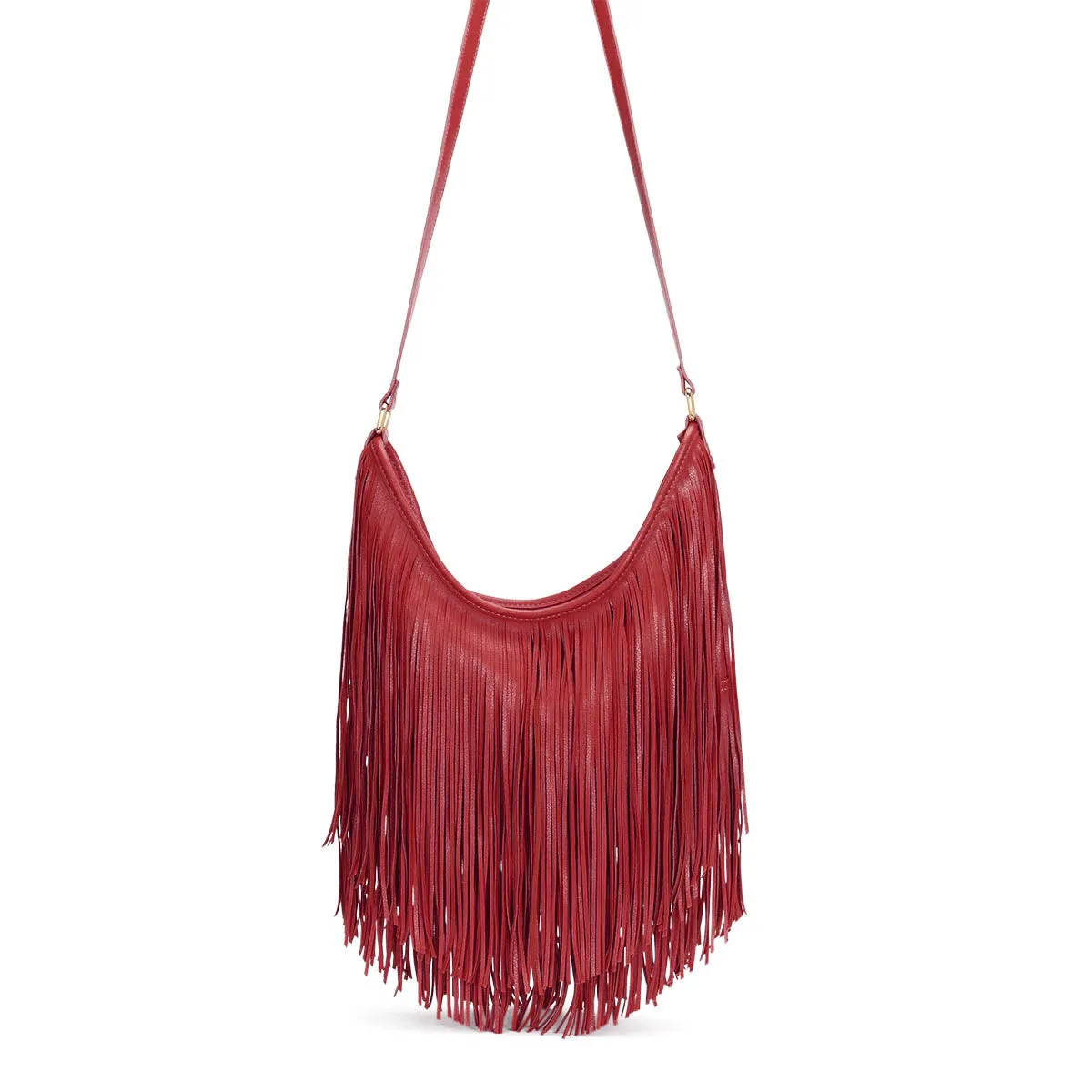 LYDC Crossbody Colourful Fringe Bag