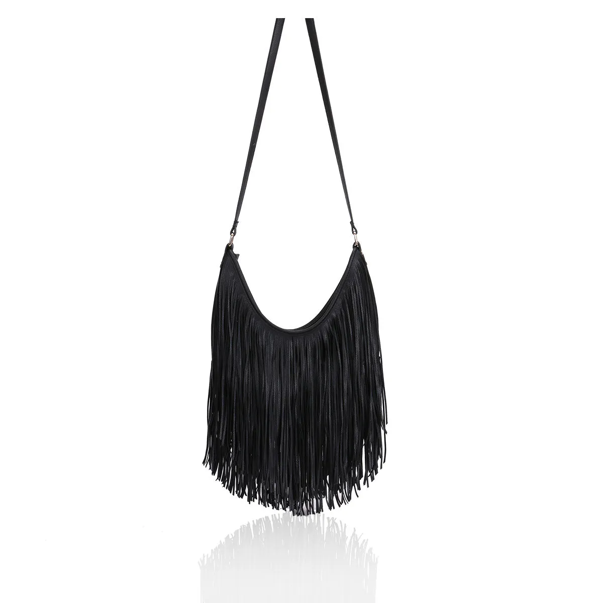 LYDC Crossbody Colourful Fringe Bag