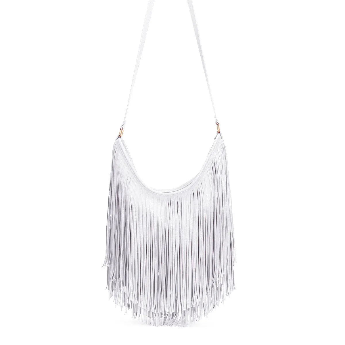 LYDC Crossbody Colourful Fringe Bag