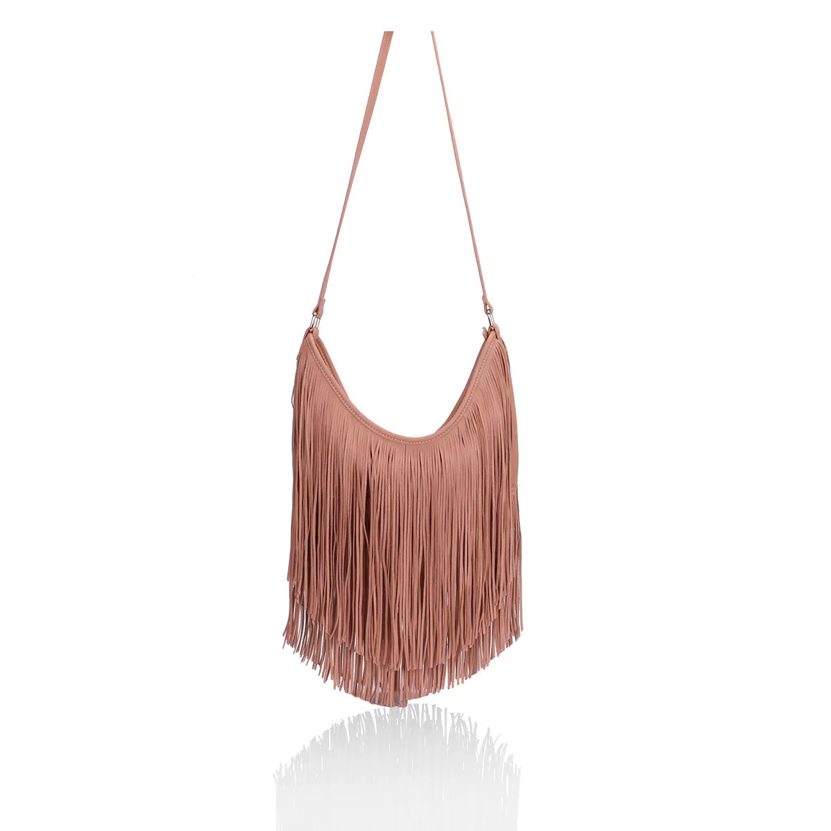 LYDC Crossbody Colourful Fringe Bag