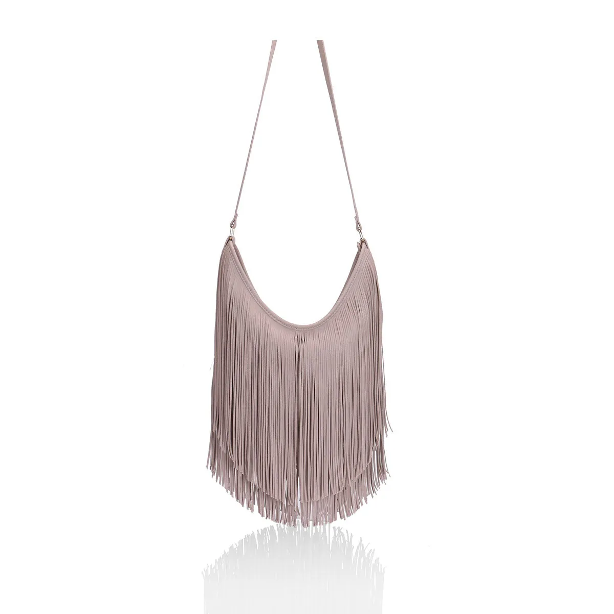 LYDC Crossbody Colourful Fringe Bag