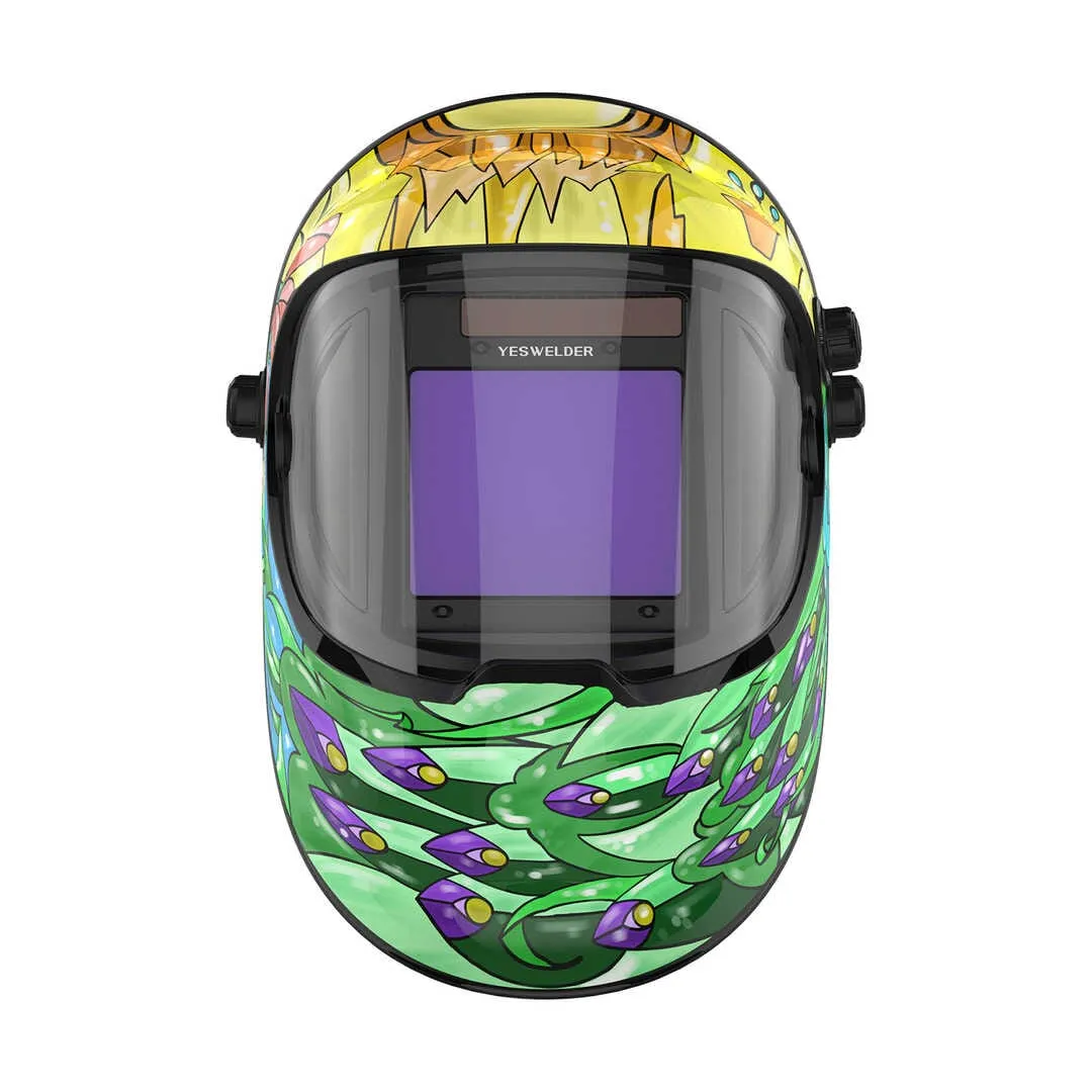 LYG-Q800D-PC Shattered Sunrise Customize Graphic Auto-Darkening Welding Helmet