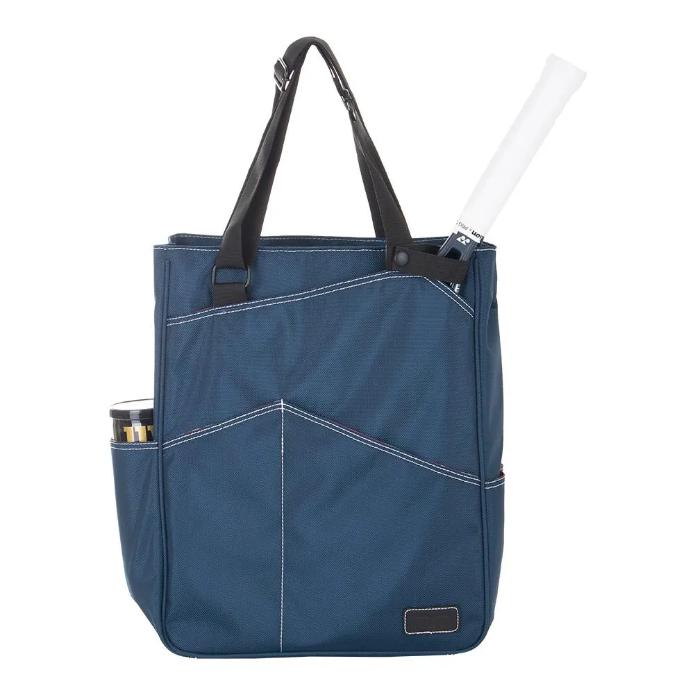 Maggie Mather Navy Tennis Totes