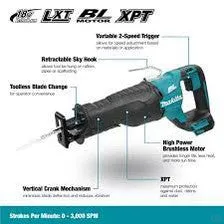 Makita Cordless (5.0 Ah) Reciprocating Saw with Brushless Motor Kit DJR187RTX1