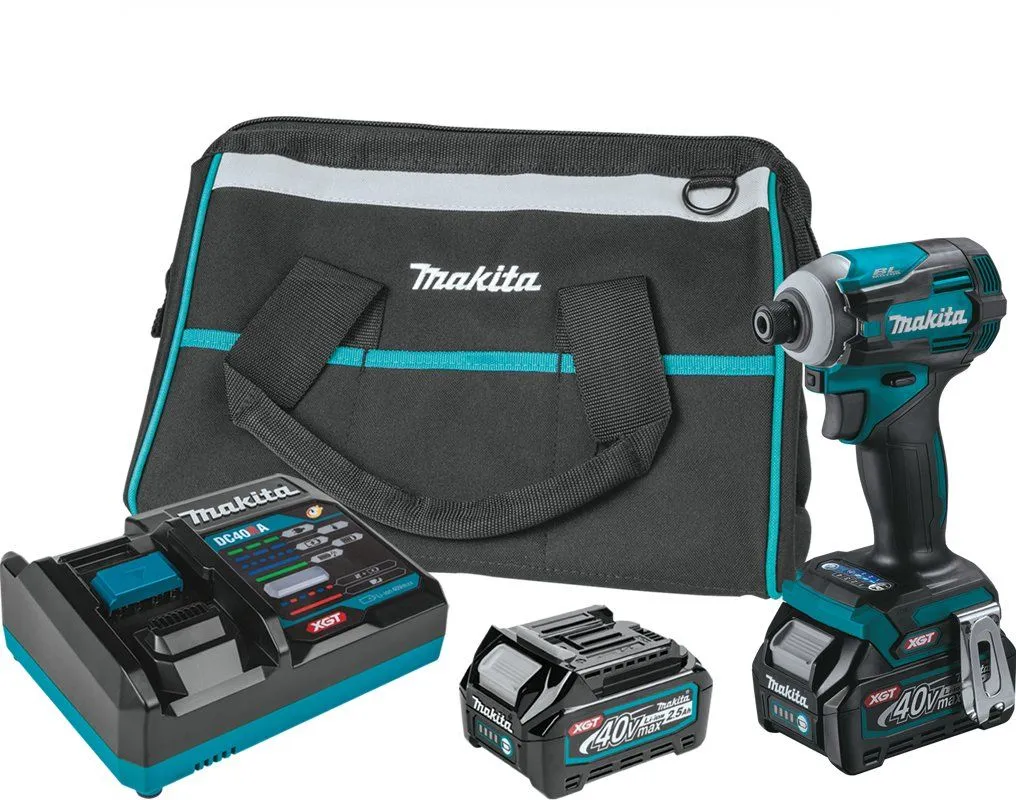 Makita (GDT01D) 40V max XGT® Brushless  4-Speed Impact Driver Kit (2.5Ah)