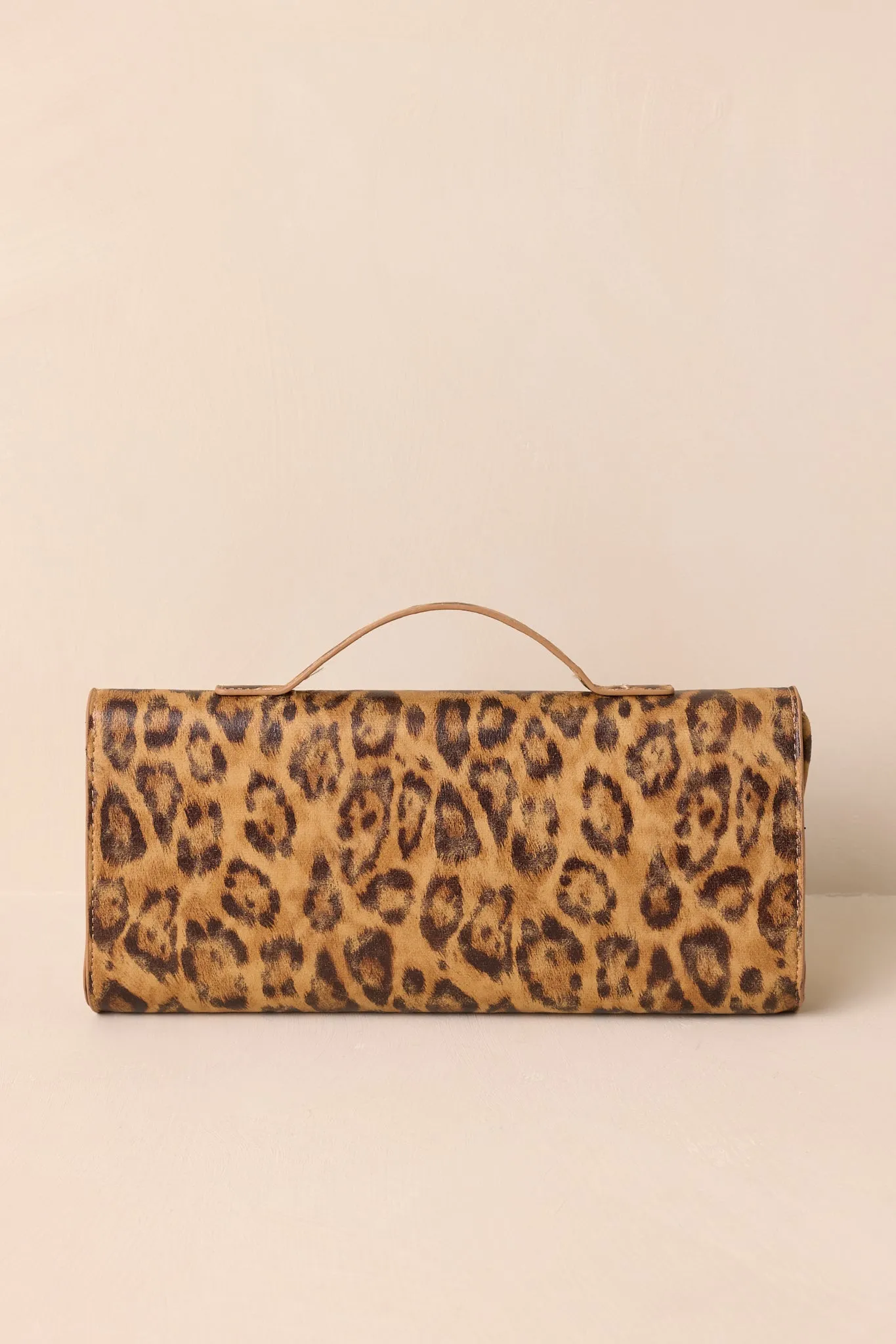 Midnight Sun Leopard Print Clutch