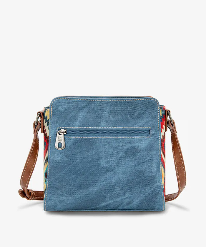 Montana West Aztec Denim Crossbody Bag