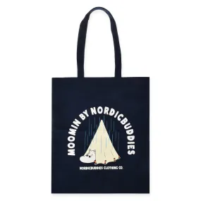 Moomintroll Camping Tote Bag - Navy Blue