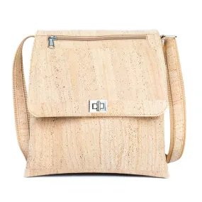 Natural Cork Crossbody Bag with Adjustable Strap BAGP-288