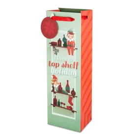 Naughty Elf 750ml Bottle Bag By Cakewalk