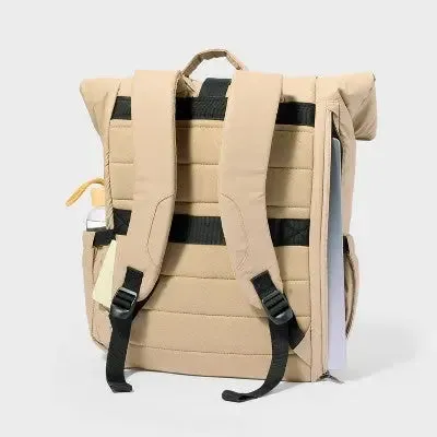 New - Puffer 16" Backpack Tan - Open Story️