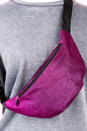 NGIL Hot Pink Glitz & Glam Fanny Pack