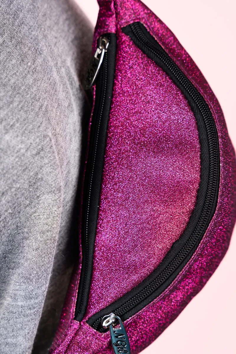 NGIL Hot Pink Glitz & Glam Fanny Pack