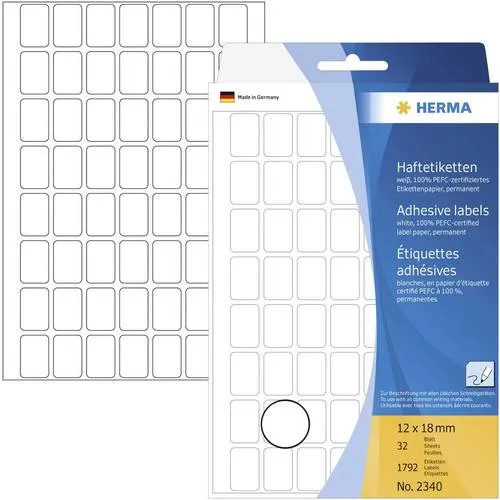 Office Pack Multi-purpose Labels 12 x 18 mm (2340)