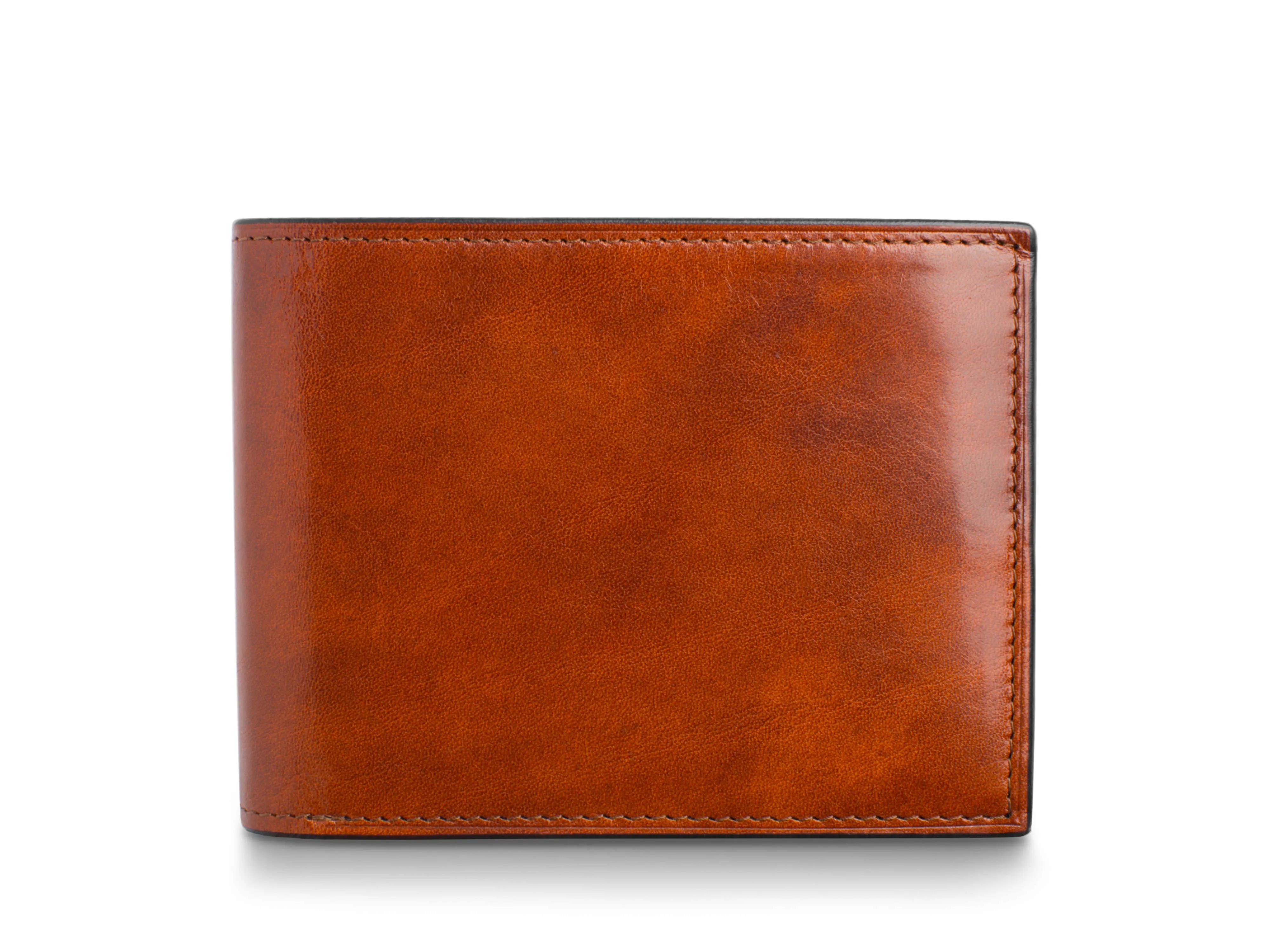 Old Leather Bifold With Card / I.D. Flap