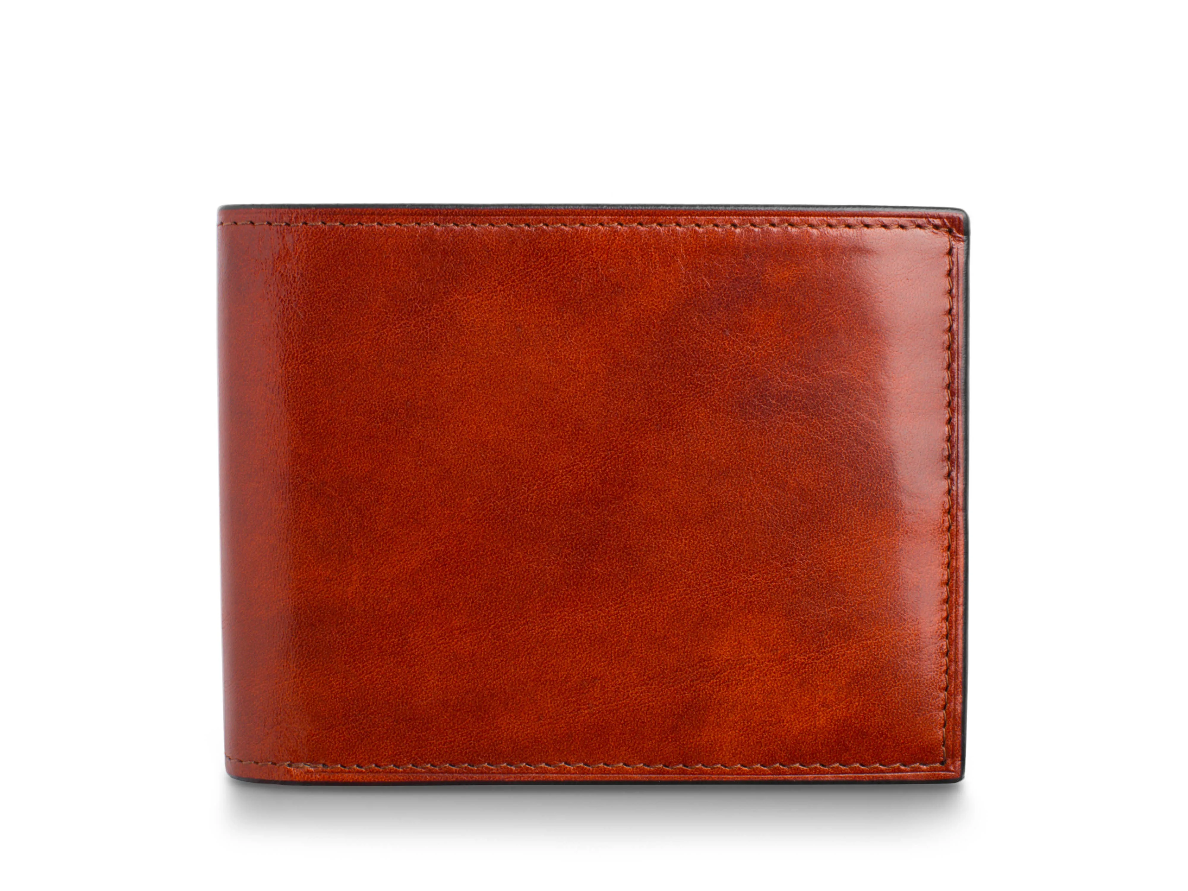 Old Leather Bifold With Card / I.D. Flap