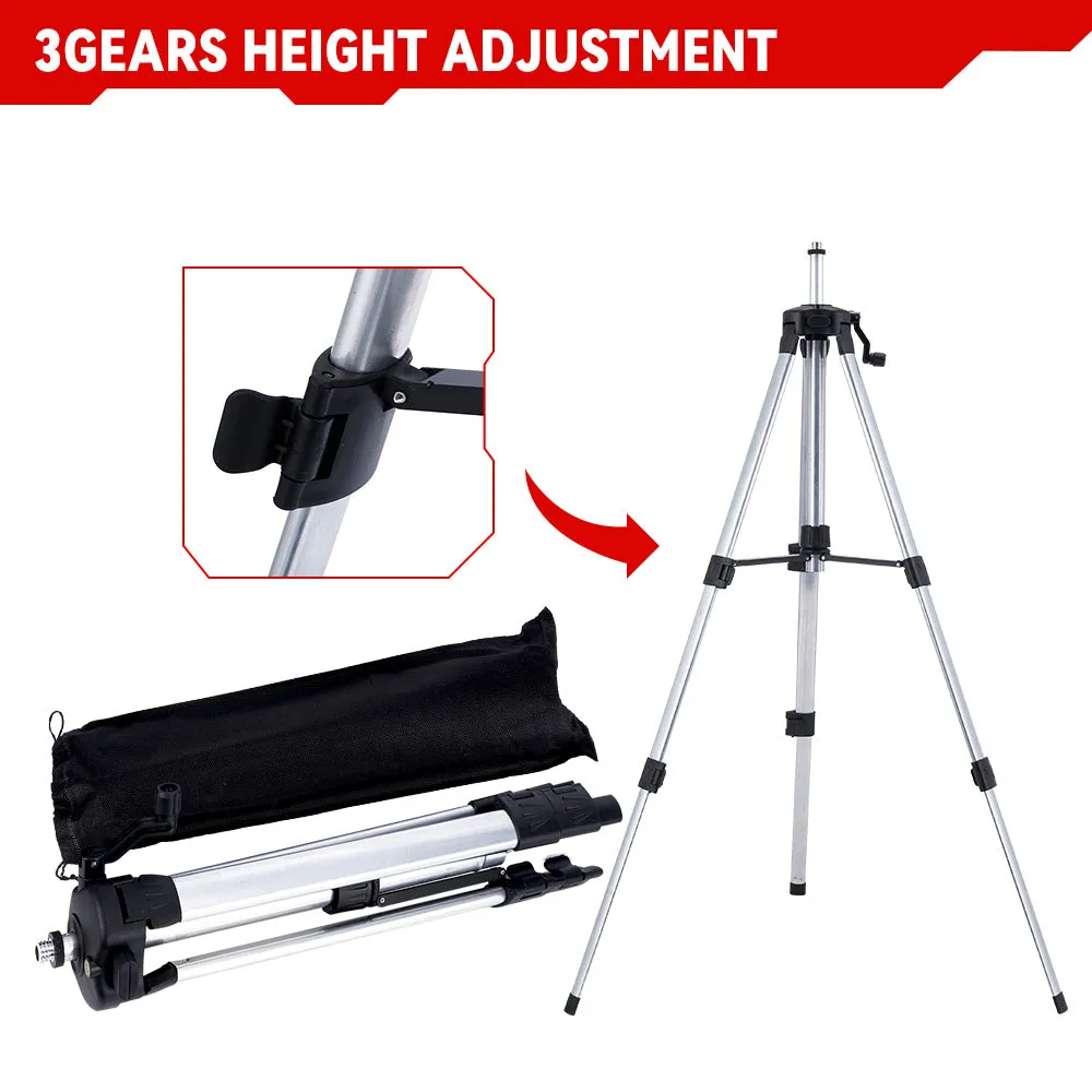 ONEVAN Laser Level Tripod 1.2M/1.5M Adjustable Height