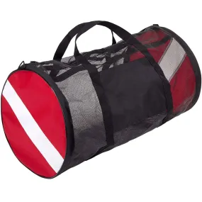 Open Box Trident Dive Flag Mesh Duffle Bag