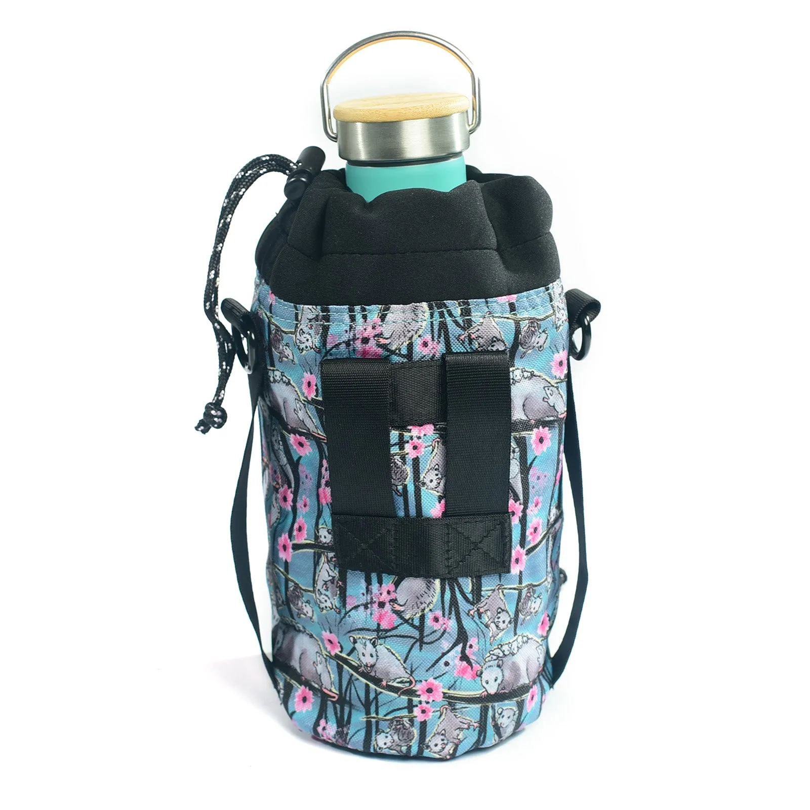 Opossum Blossom Water Bottle Carrier