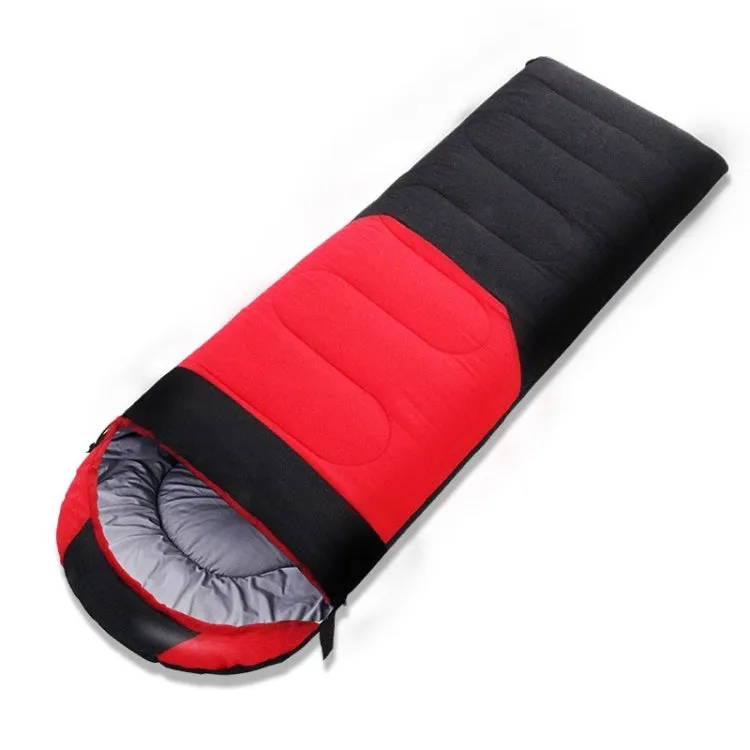 Outdoor Camping Sleeping Bag Splicing Indoor Cotton Sleeping Bed, Size: 210x80cm, Weight: 1.6kg (Red)