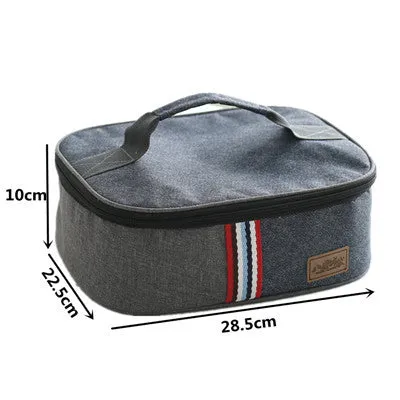 Oxford Thermal Lunch Bag Insulated Cooler Storage Women kids Food Bento Bag Portable Leisure Accessories Supply Product