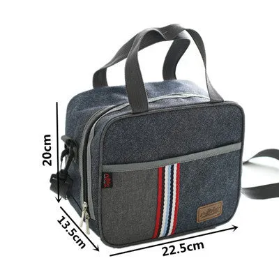 Oxford Thermal Lunch Bag Insulated Cooler Storage Women kids Food Bento Bag Portable Leisure Accessories Supply Product