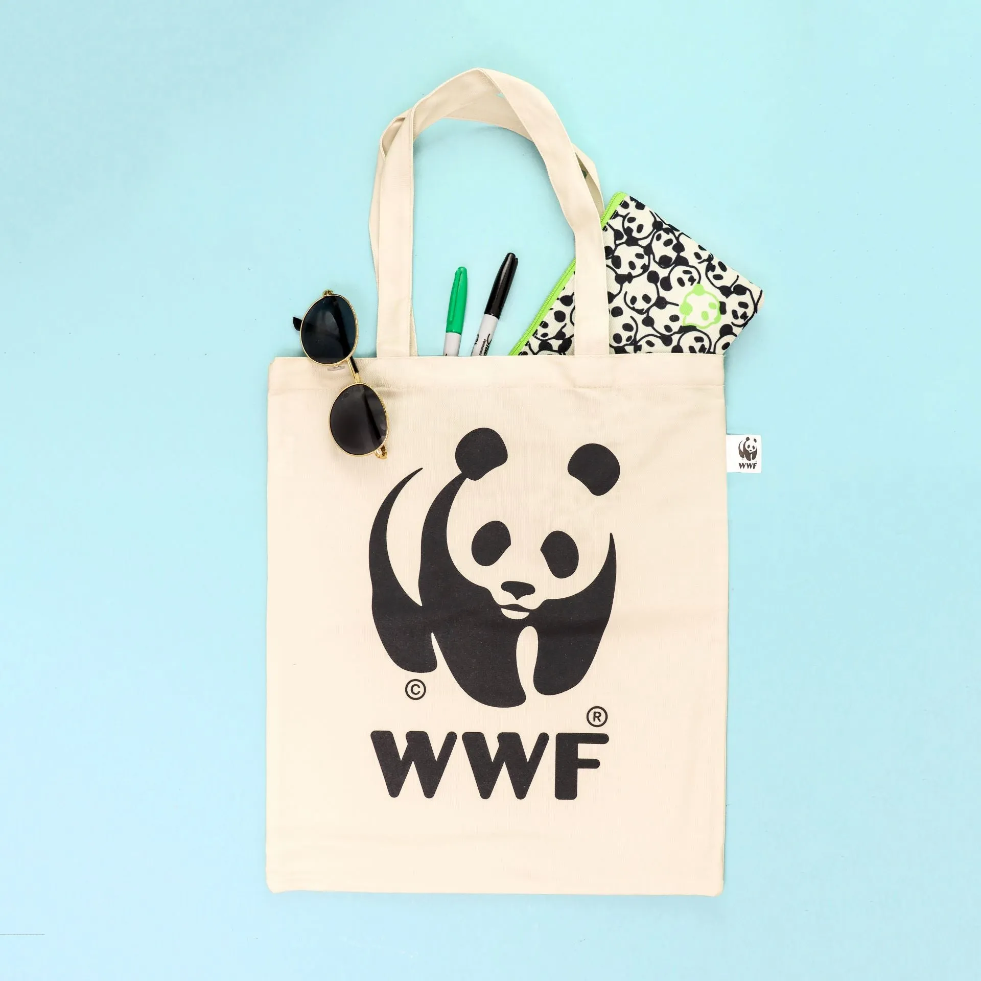 Panda RPET tote bag