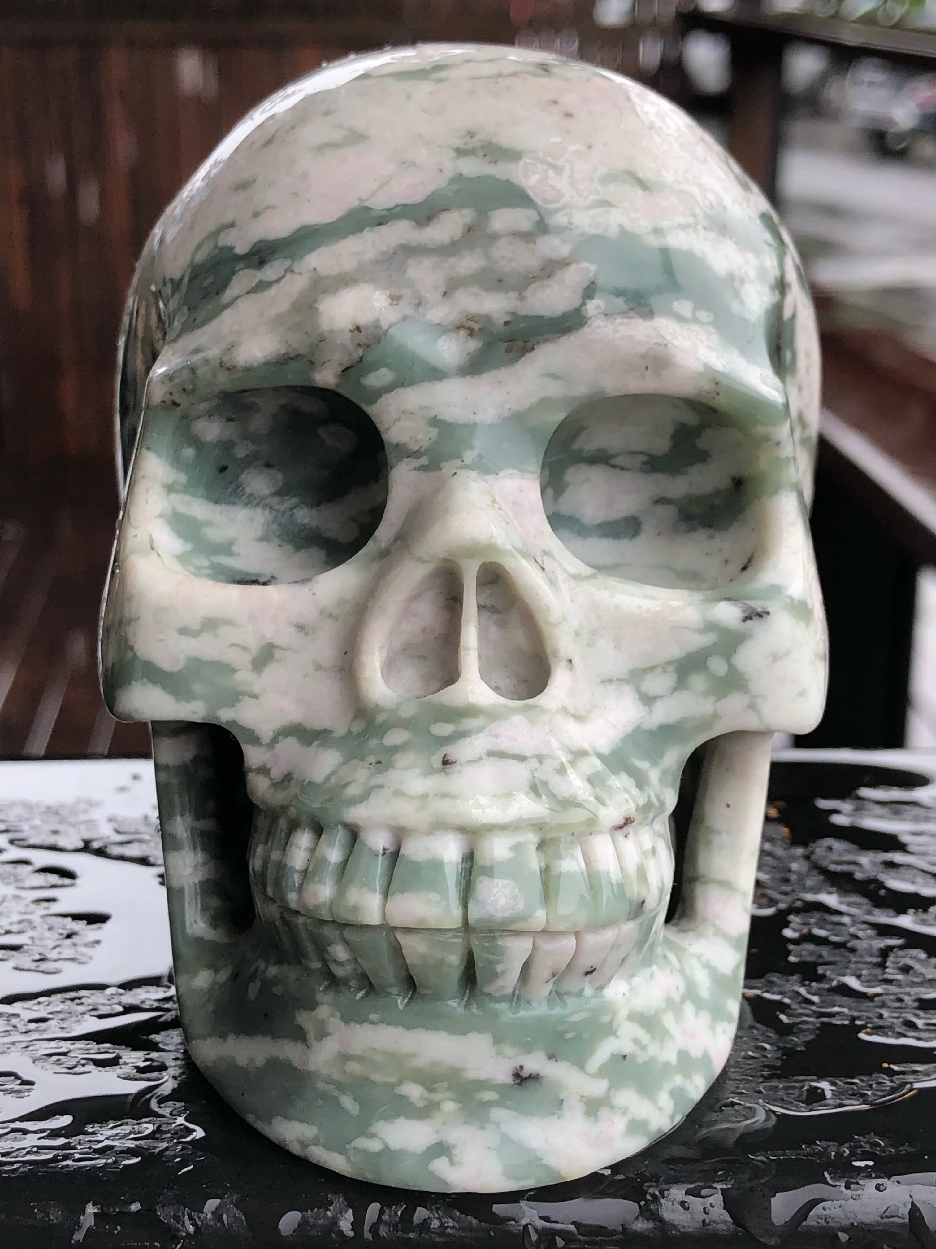 Peace Jasper Skull [1k1157]