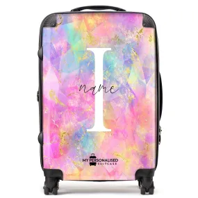 Personalised Opal Pattern Suitcase - 1