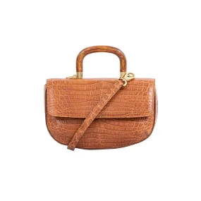 Picco in Cognac Crocodile by Cape Cobra