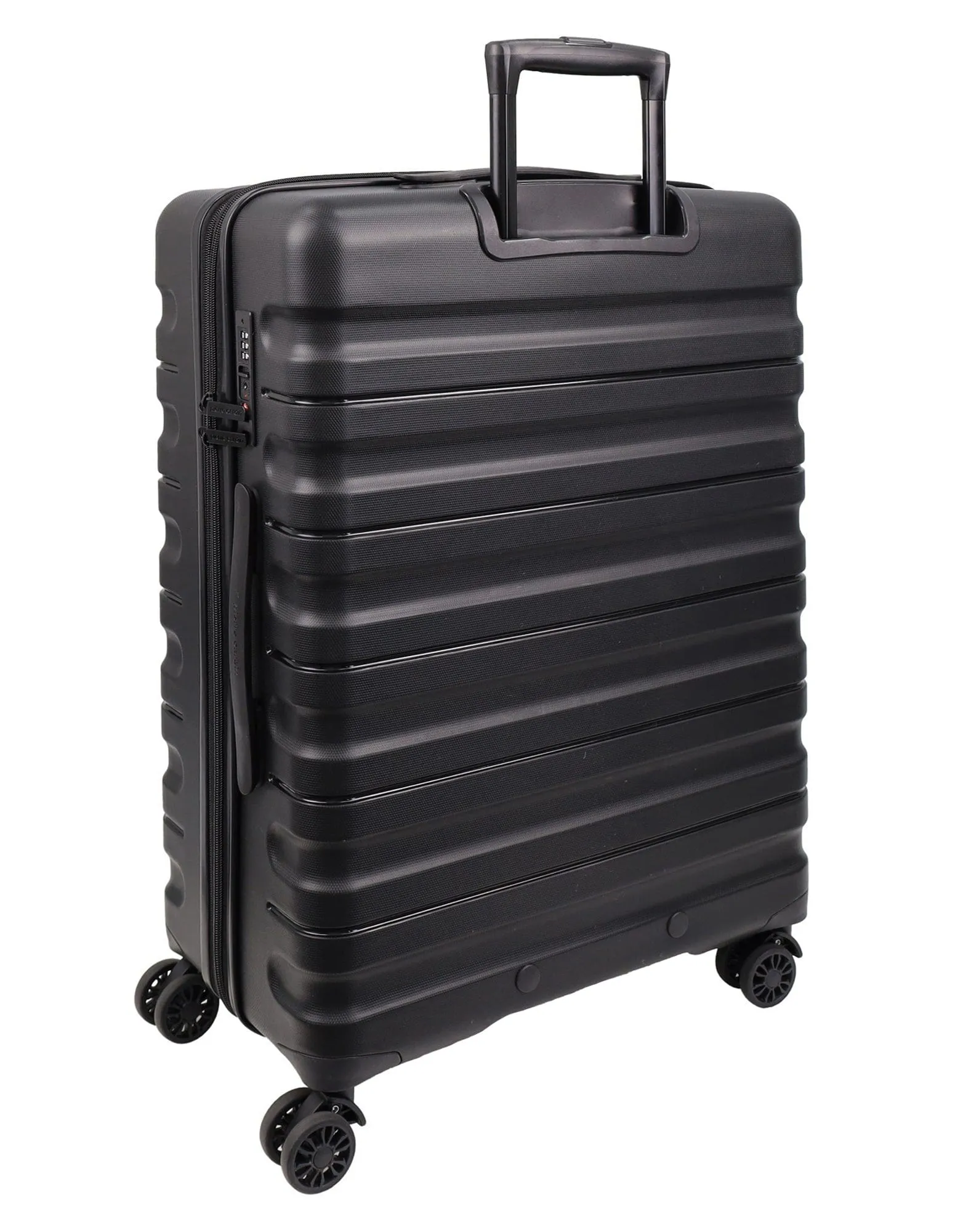 Pierre Cardin - PC3941L 80cm Large Hard Shell Suitcase - Black